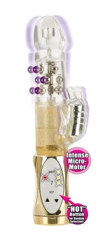 Vibrator hard vibe-Platinum Collection Impulse - Butterfly - Gold