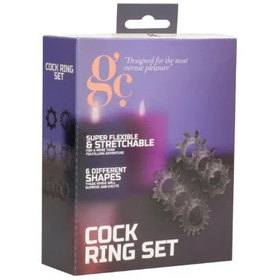 cock ring miss-GC Cock Ring Set 6pc by Shots