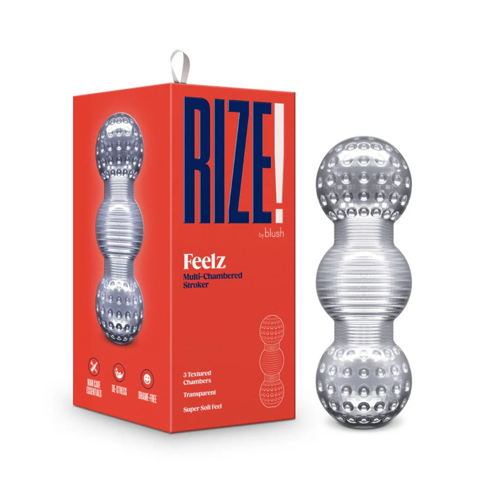 Sex toys for fast play-Rize'' Feelz'' Stroker -Clear