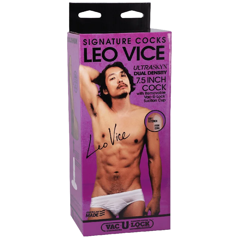 radiant-glitter-dildo-Signature Series Leo Vice 7.5 Inch ULTRASKYN Dildo