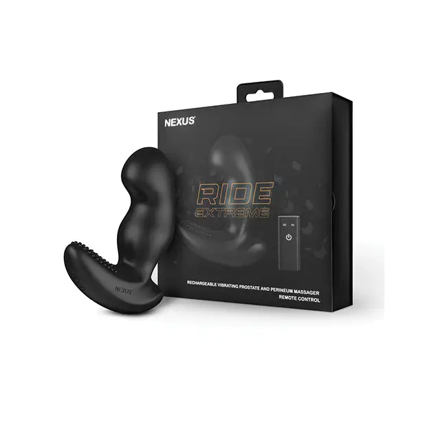 Vibrator airy touch-Nexus Ride Extreme Remote Control Prostate Dual Motor Vibrator Black