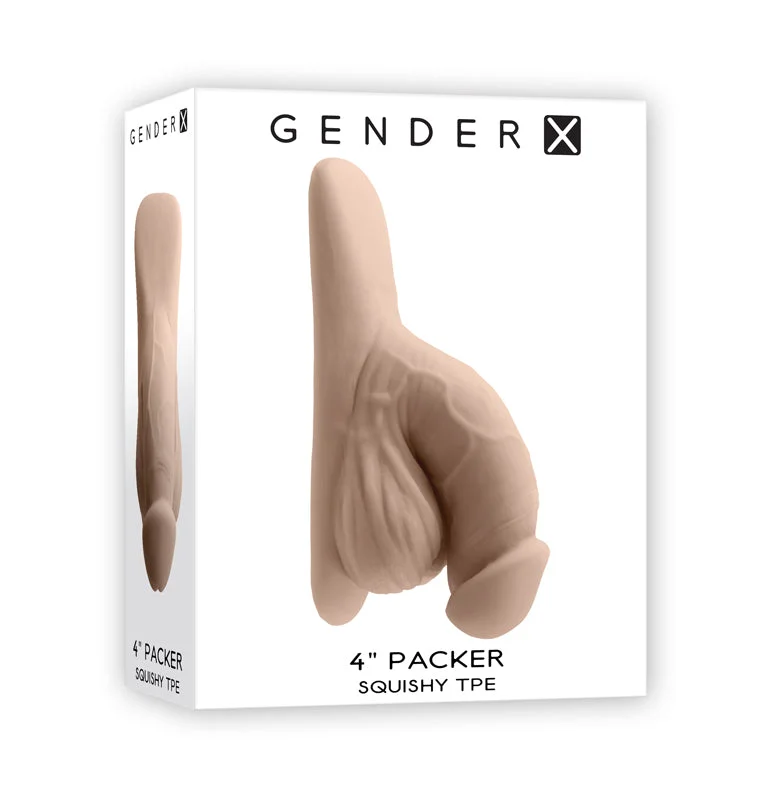 Silicone clit pulse vibes-Gender X 4 in. Packer Light