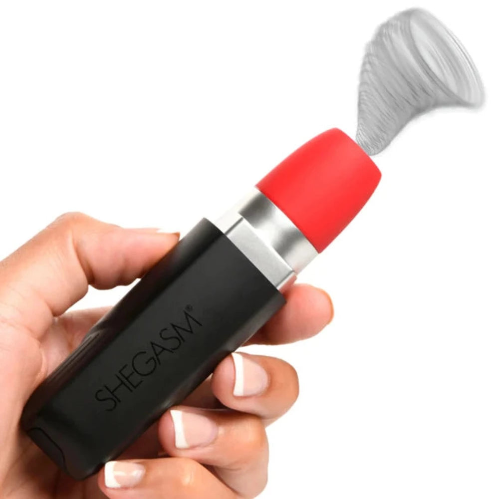 Sex toys for couple intimacy-SHEGASM POCKET PUCKER LIPSTICK SUCKER