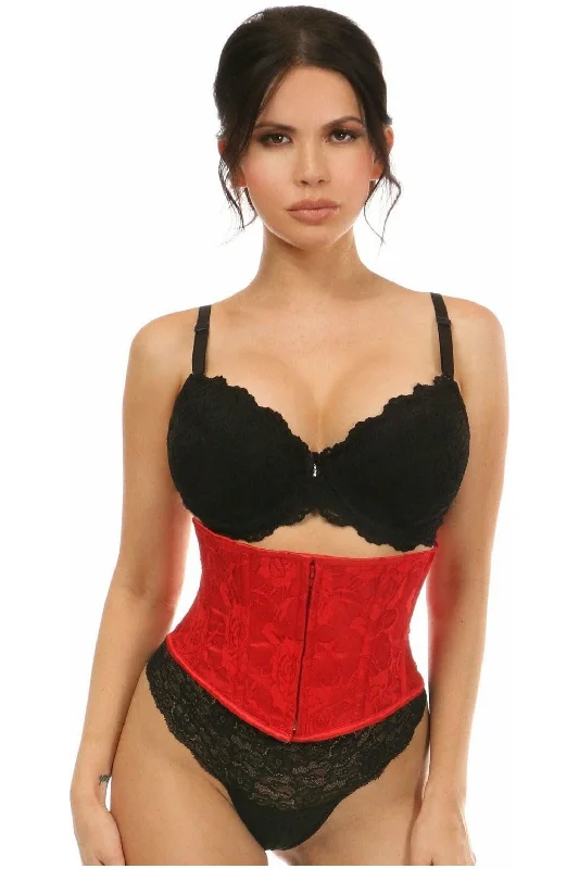 Premium prostate pulse beads-Lavish Red Lace Mini Cincher