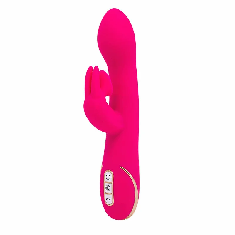 Vibrator coin size-Vibe Couture EUPHORIA Rechargeable Clitoral Suction Rabbit Vibrator Pink