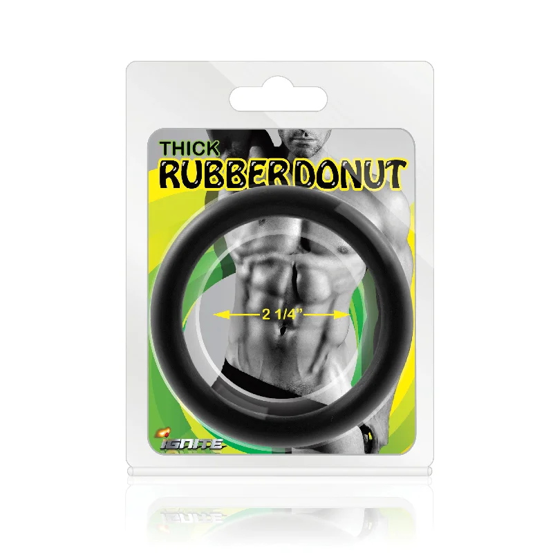 cock ring slide-Si-95037 COCK RING - THICK RUBBER DONUT (2.25in/57mm)