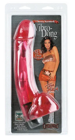 Vibrator perfect flow-Cherry Scented Vibro Dong - Red