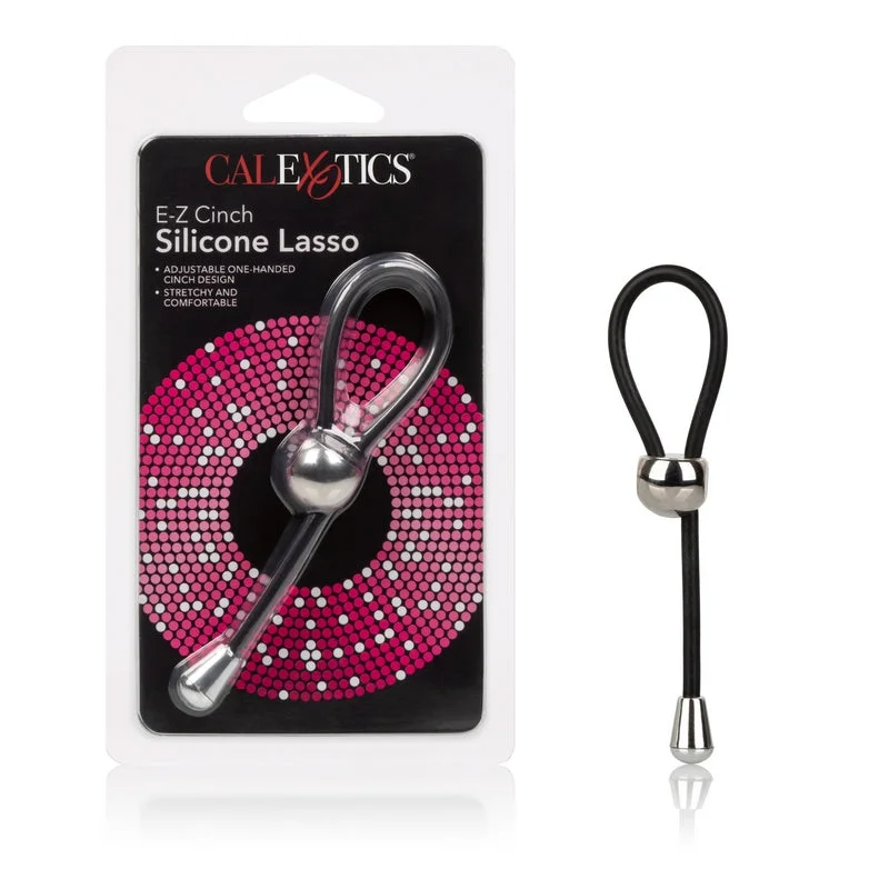 cock ring folklore-Ez Cinch Silicone Lasso Cock Ring by Cal Exotics