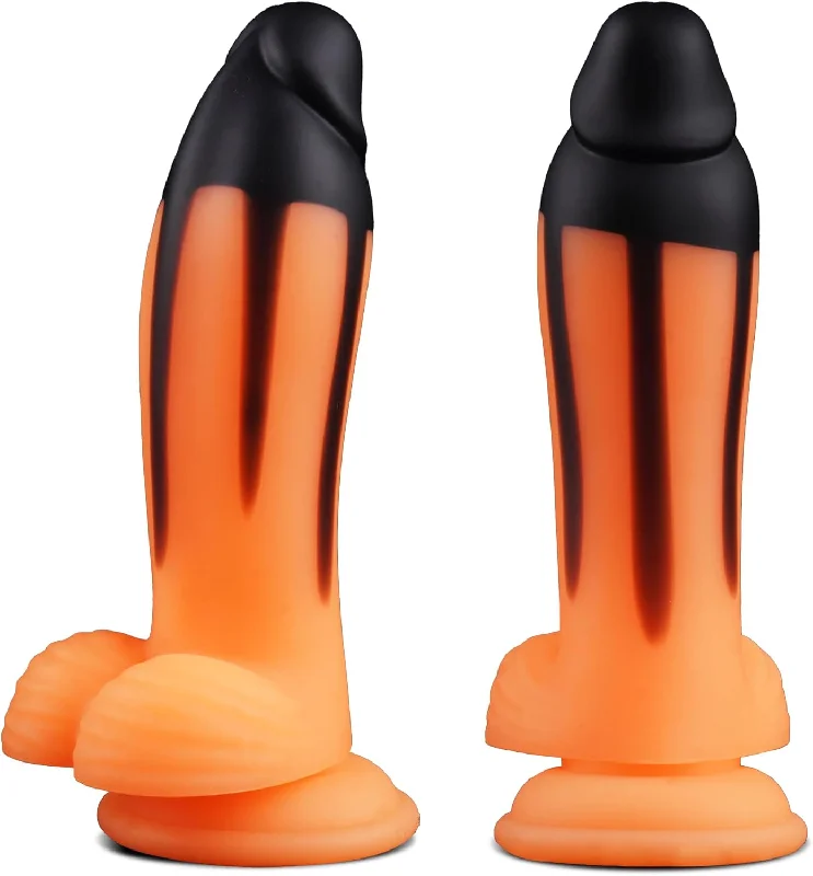 seven-speed-dildo-Terra 2" Diameter Thick Dildo Fantasy Realistic Dildo-Laphwing