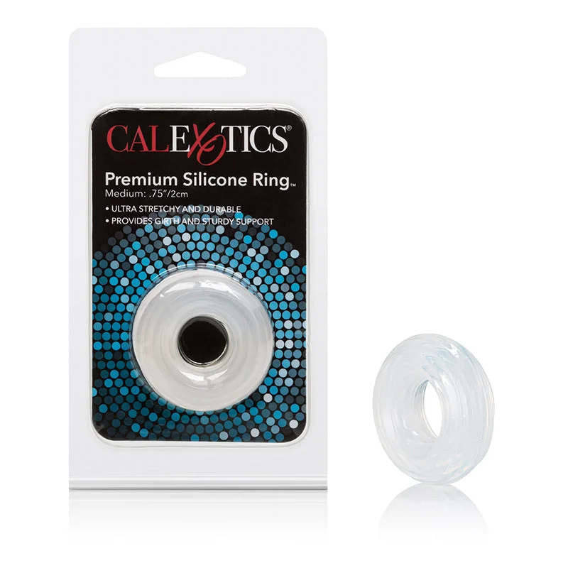 cock ring long term-Premium Silicone Cock Ring Medium by Cal Exotics