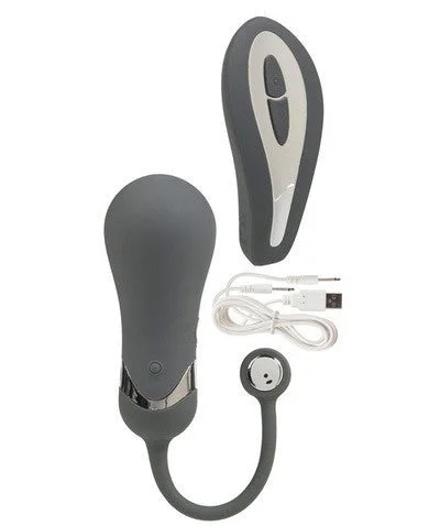 Vibrator hush setting-Embrace Lovers Remote - Grey