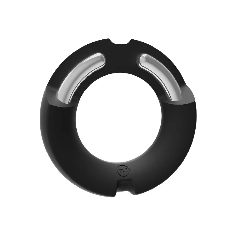 cock ring short story-Merci Hybrid Silicone Covered Metal Cock Ring