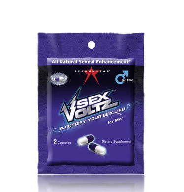 Simple BDSM toy blindfolds-Sex Voltz Blister - 2 Pack  Capsules