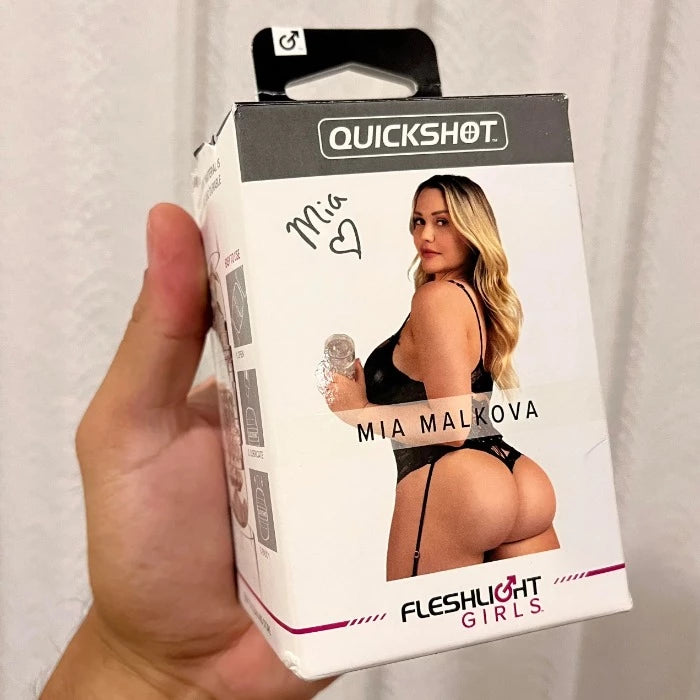 Silent air wave clit toys-Fleshlight ''Mia Malkova'' Quickshot