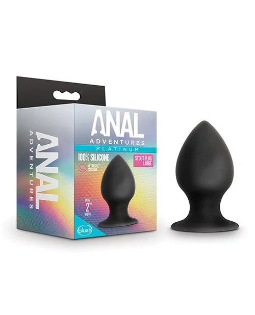 BDSM toy mask reliabilities-Anal Adventures Large Stout Plug