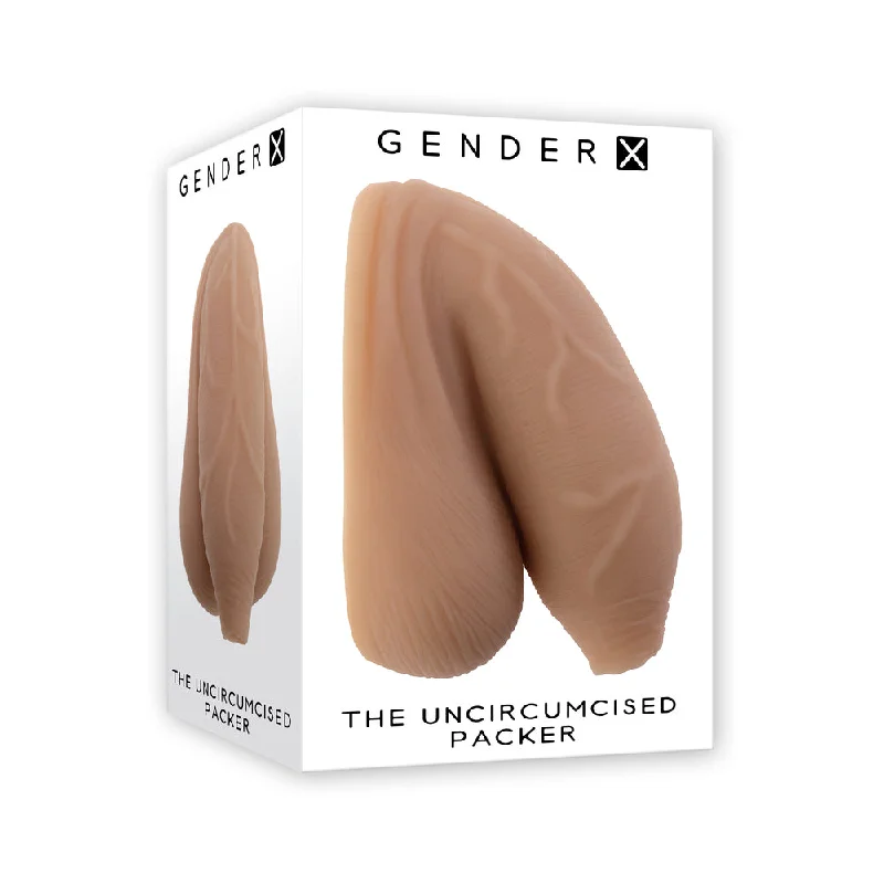 Silent clit air beads-Gender X The Uncircumcised Packer Medium Packer TPE Medium