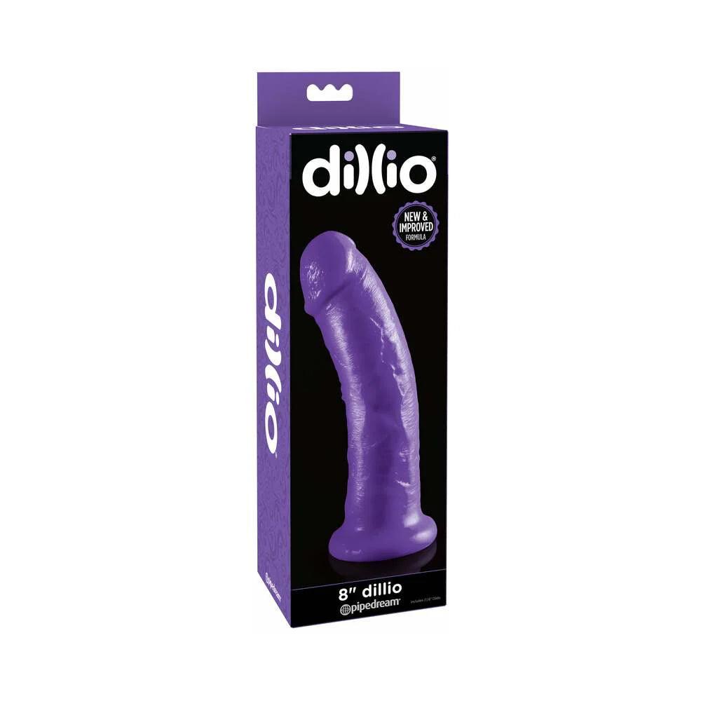 tilted-dildo-Pipedream Dillio 8 in. Realistic Dildo With Suction Cup