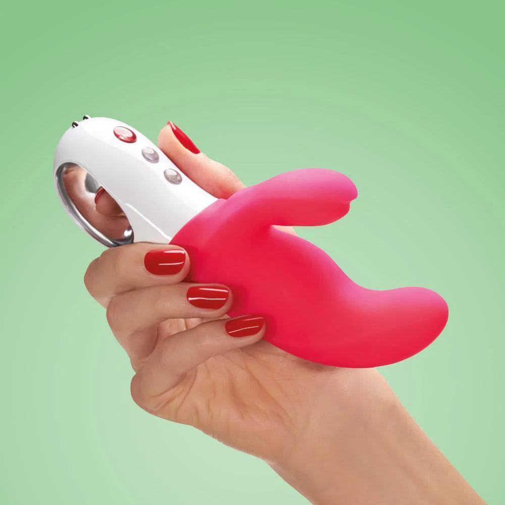 Vibrator fan choice-Fun Factory MISS BI DUAL ACTION G-SPOT RABBIT VIBRATOR And PROSTATE VIBRATOR with 36 Vibration Combos includes FREE TOYBAG