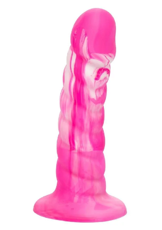 orbit-sync-dildo-CalExotics Twisted Love Twisted Ribbed Probe Silicone Anal Probe