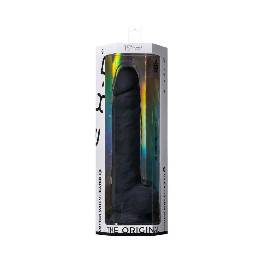 ochre-dildo-Doc Johnson SILEX-D The Original Model 1 Dildo 15 in.