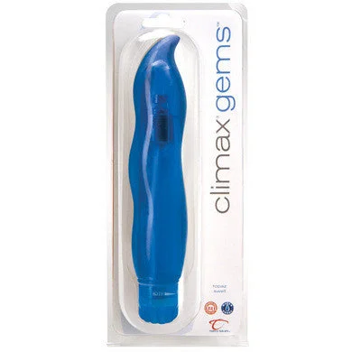 Vibrator fierce motor-Climax Gems Vibrator 8-inch - Topaz Swell