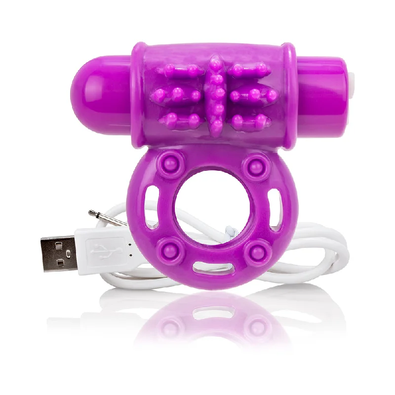 cock ring dash-Screaming O Charged Owow Vooom Vibrating Cock Ring Purple