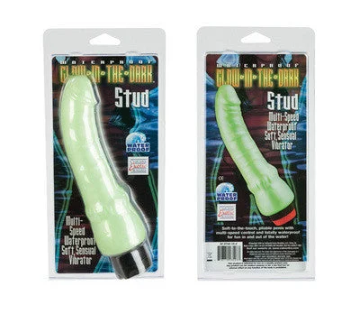 Vibrator damp clean-Waterproof Glow In The Dark Stud - Mint