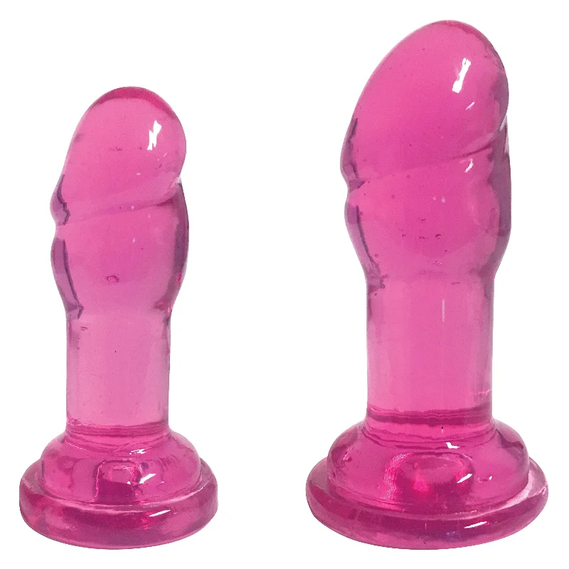 dunk-proof-dildo-Lollicock Slim Stick Duo Suction Cup Dildos - Pink