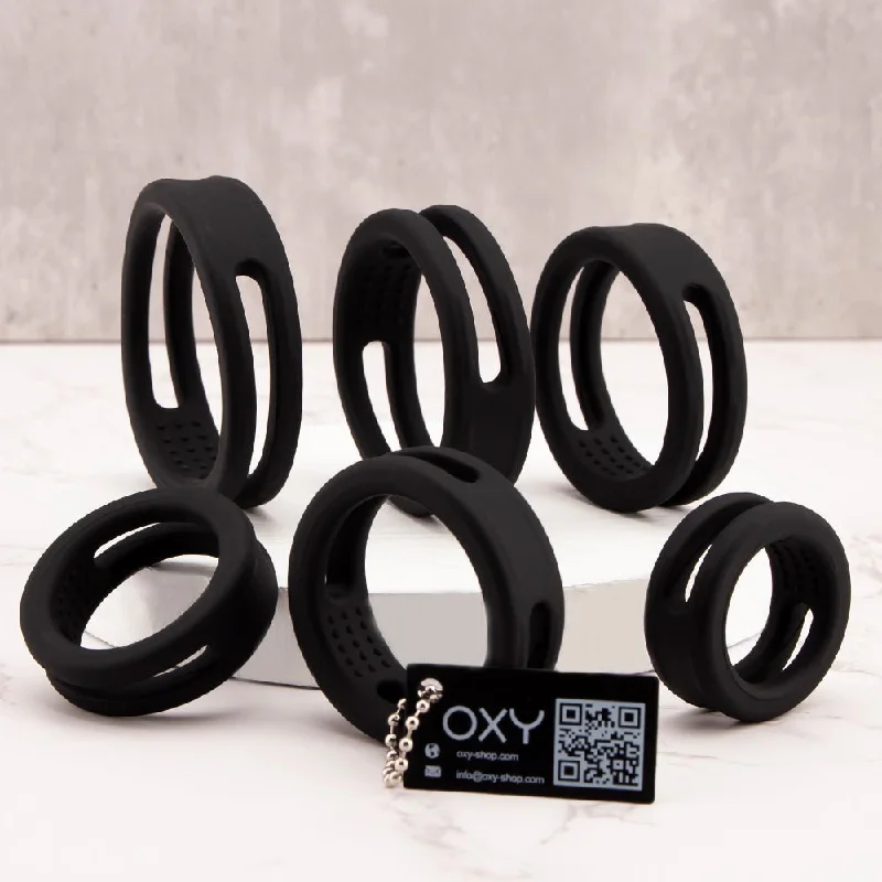 cock ring ultimate guide-Silicone Penis Rings SET OF 6pcs