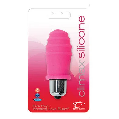 Vibrator upper class-Climax Silicone Vibrating Love Bullet - Pink Pop