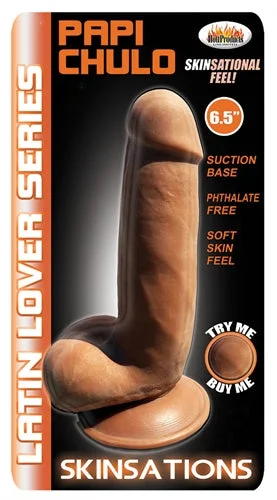 Rechargeable anal pulse beads-Skinsations Latin Lover Series 6.5 Inches  - Papi Chulo