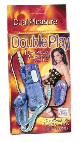 Vibrator duo spark-Double Play Dual Massager - Purple