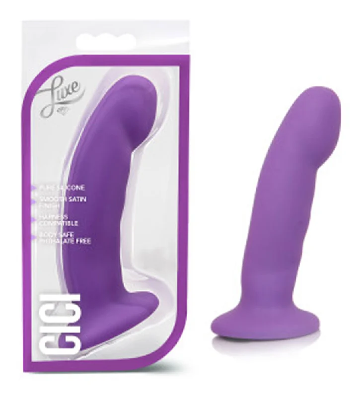 Silicone toys with soft ridges-Cici - Purple