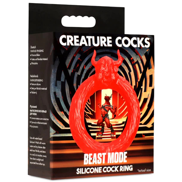 cock ring tint-Beast Mode Creature Cocks Cock Ring by XR