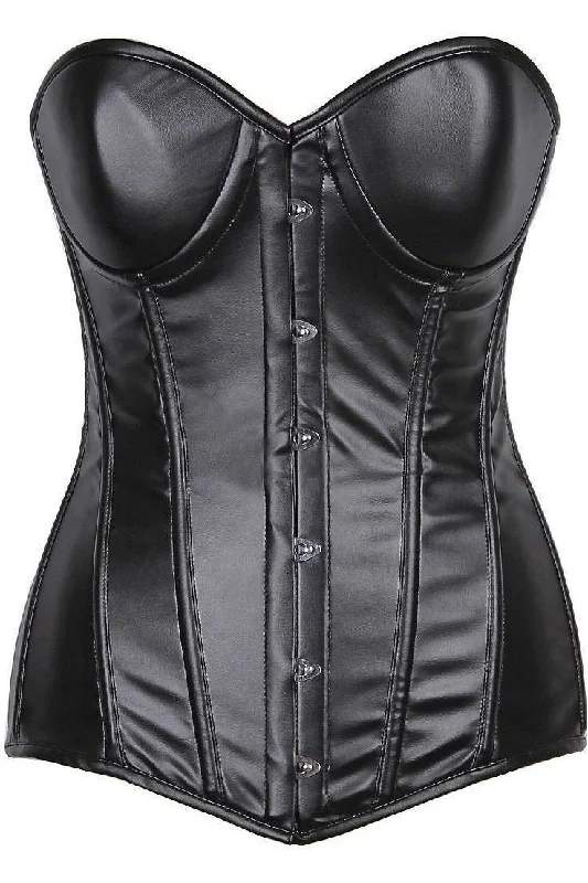 Silent pulse dildos-Lavish Wet Look Underwire Corset