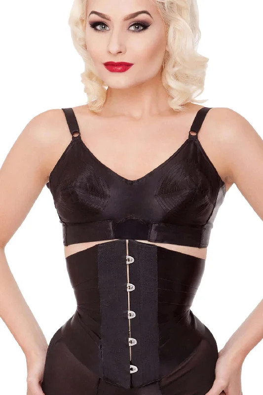 Corset for modern allure-Court Royal Tempest Steel Boned Ribbon Bandage Corset