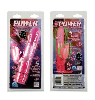 Vibrator one step-Power Butterfly Stimulator - Pink