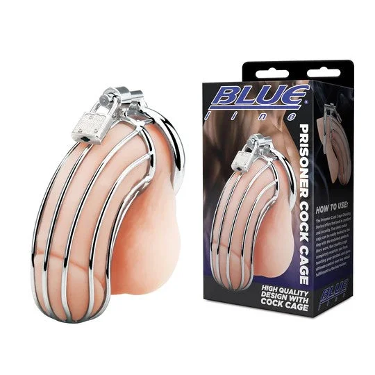 cock ring chase-Prisoner Chastity Cock Cage by Blue Line