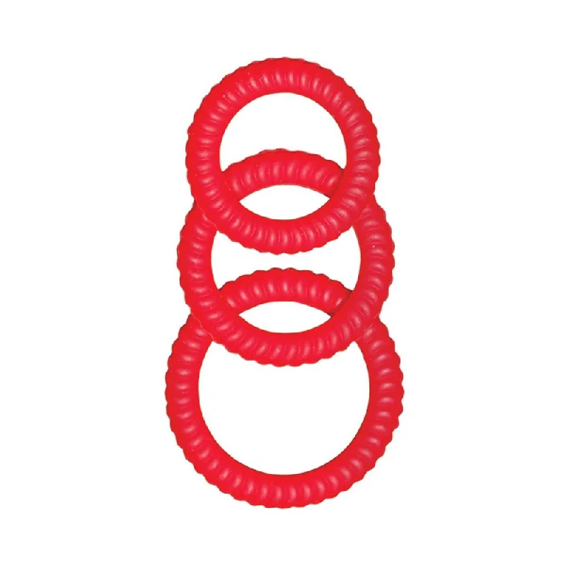 cock ring bound-Ultra Cocksweller Silicone C Rings