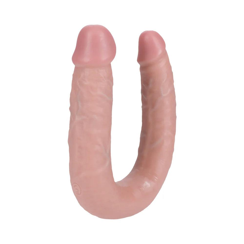 vivid-life-dildo-RealRock Ultra Realistic Skin U Shaped Double Dildo 7in