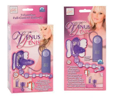 Vibrator bag fit-Waterproof Venus Penis Stimulator - Purple