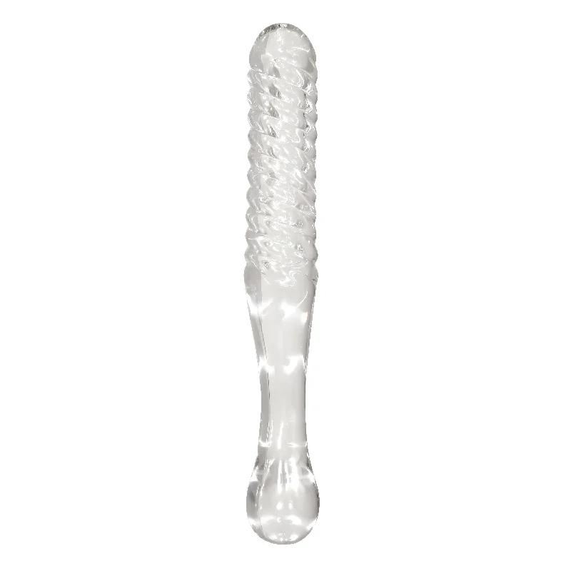 BDSM toy whip versatilities-Intrigue KRYSTL #24 Swirl Glass Dildo