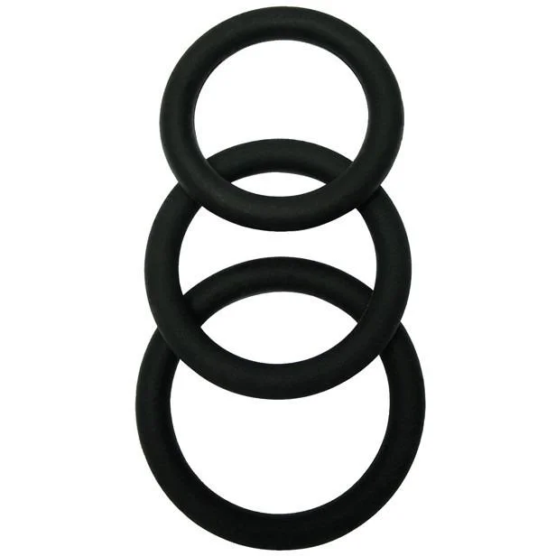 cock ring safe play-Malesation Cock Ring Set - Pack Of 3