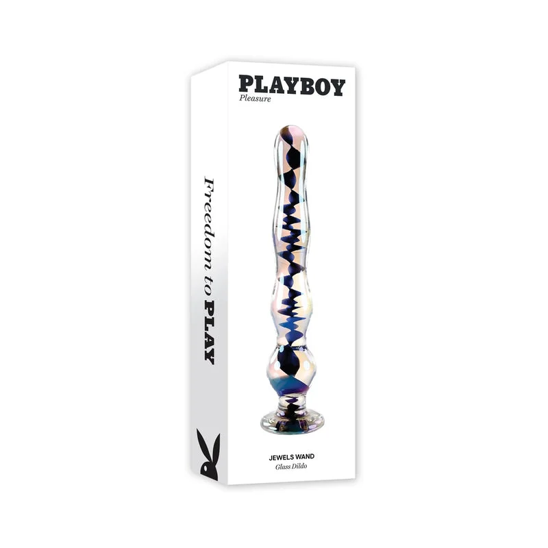 Sex toys with mild air-Playboy Jewels Wand Borosilicate Glass Iridescent