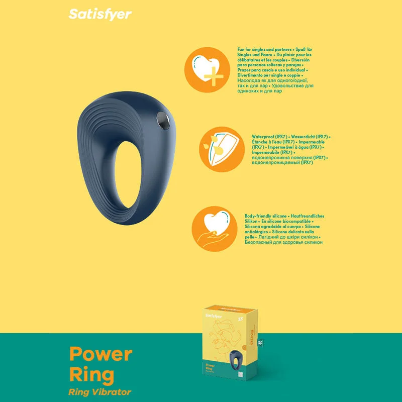 cock ring stream-Satisfyer Power Ring Vibrating Cock Ring