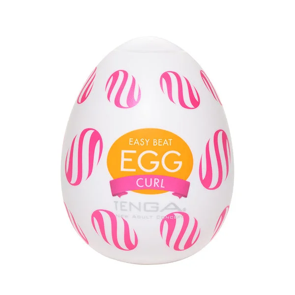 Vibrating toys with fine air-TENGA EGG CURL