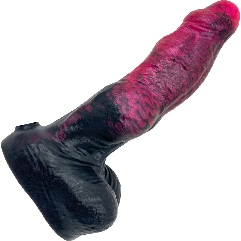 zip-vibe-dildo-BIG Daddy Dane Werewolf Knot Large 7.75" Platinum Silicone Dildo By Dee's Big Daddies - Hellboy