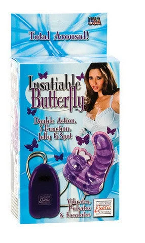 Vibrator plush silicone-7 Function Insatiable Butterfly - Purple