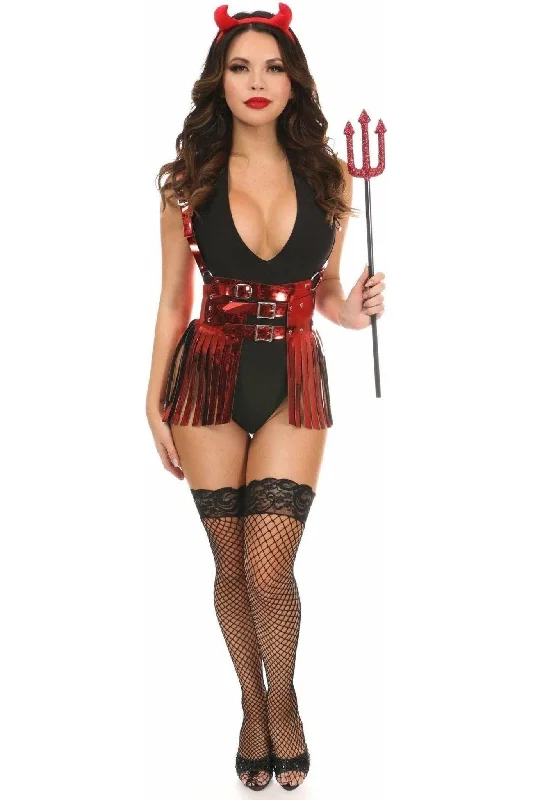 BDSM toy kit energies-Lavish 4 PC Sexy Devil Costume