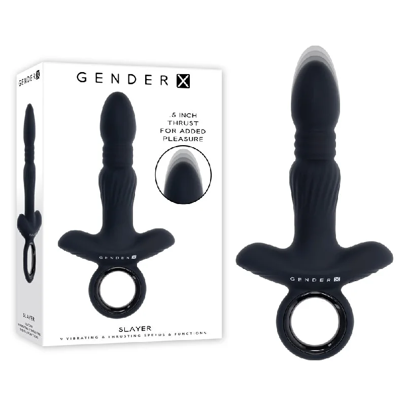 Vibrator rich edge-Gender X SLAYER Thrusting Anal Vibrator Butt Plug